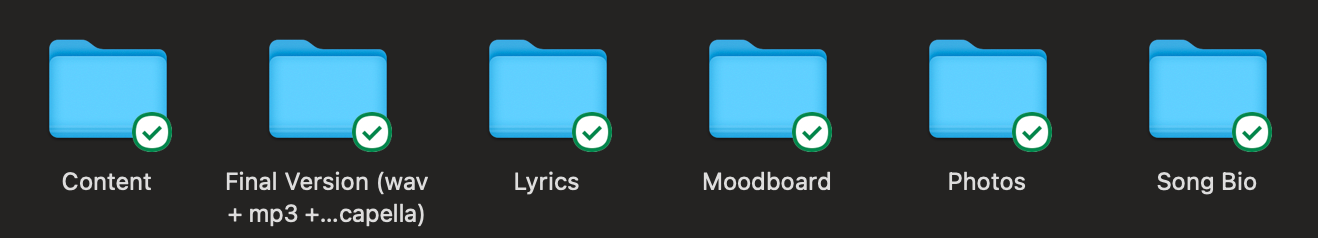 2026 Artist Organization Folder Template