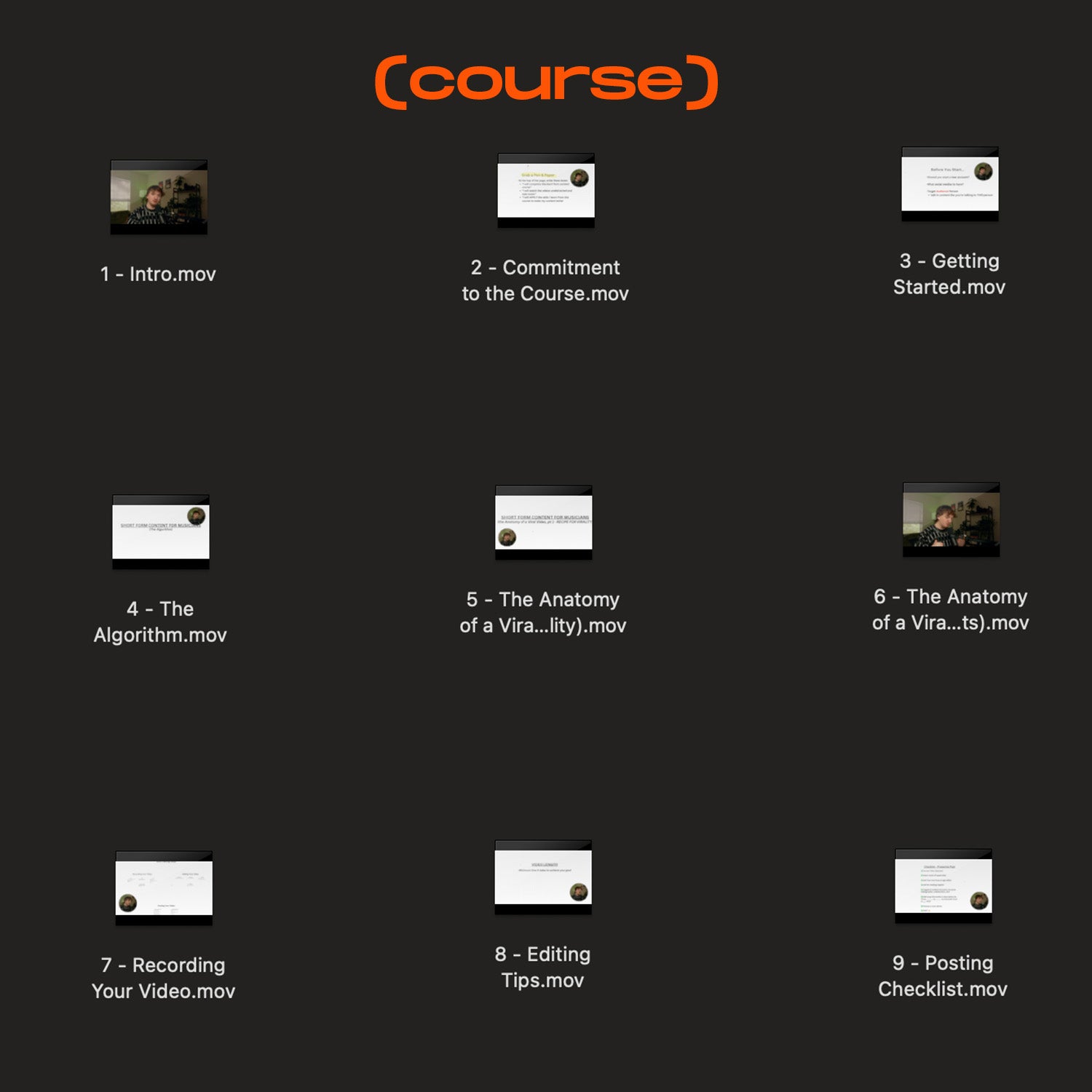 Short Form Content Course for Musicians